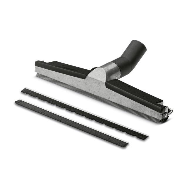 Bocchetta alluminio 450 mm rotelline regolab.setole (NT48/1)