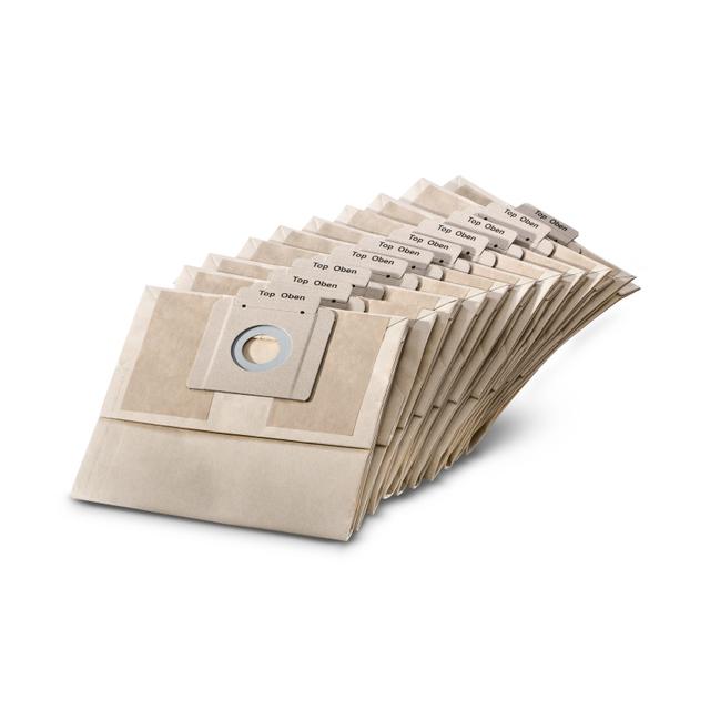 Sacchetto filtro carta polveri L spallabile BV - mono BDS 43 cf 10 pz