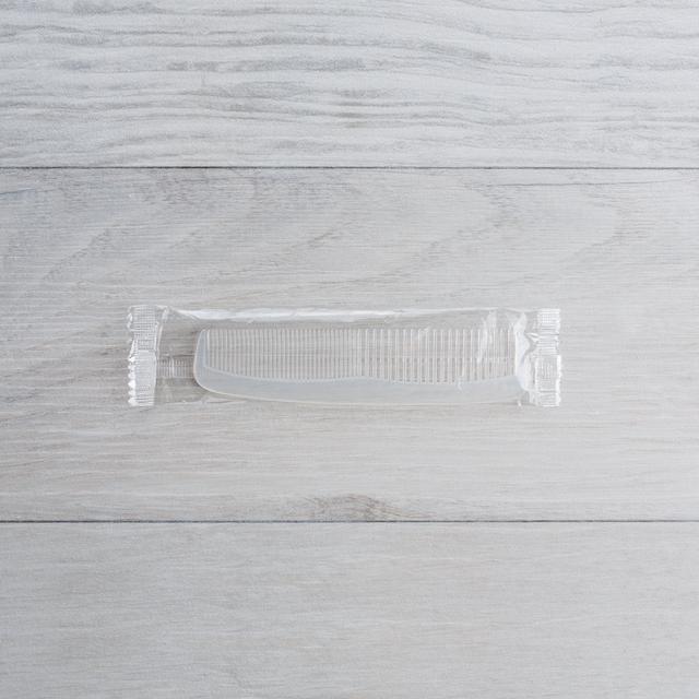 Pettine 12 cm No Logo semitrasparente confezione singola 2000 pz