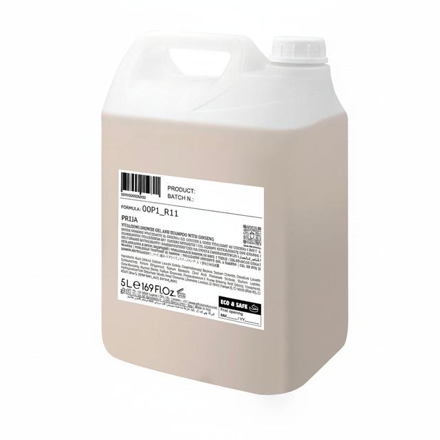 Doccia shampoo Prija vitalizzante ginseng 5 lt - ct 2 ta