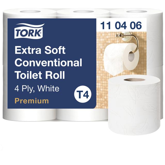 Carta igienica rotolo Tork Extra Soft Premium 4 v 7x6 T4 ct 42 pz