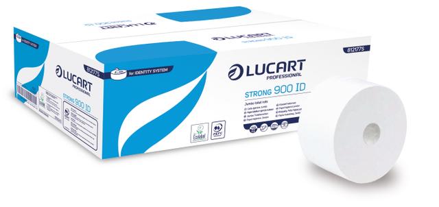 Carta igienica jumbo Lucart Strong 2 v 900 str 12 pz x ct ES