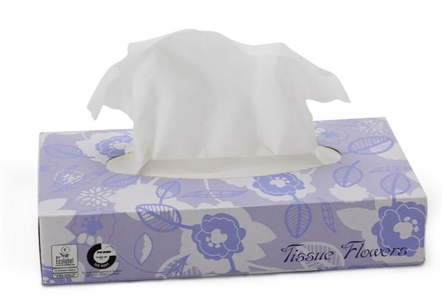 Veline viso Tissue Flowers 21x20 - 2 v 100 pz x cf - 40 cf x ct