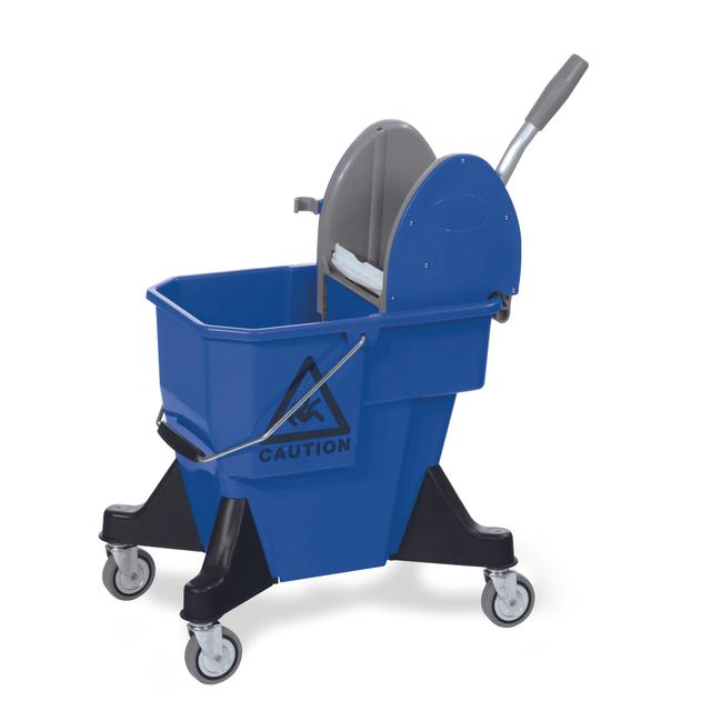 Carrello mop 1x20 Alex blu con pressa nylon