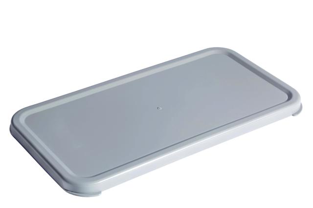 Coperchio plastica secchio rettangolare lt.22 colore grigio
