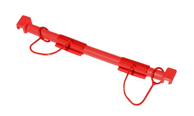 Separatore rosso+clip reggisacco plastica IDEA TOP MX TOP