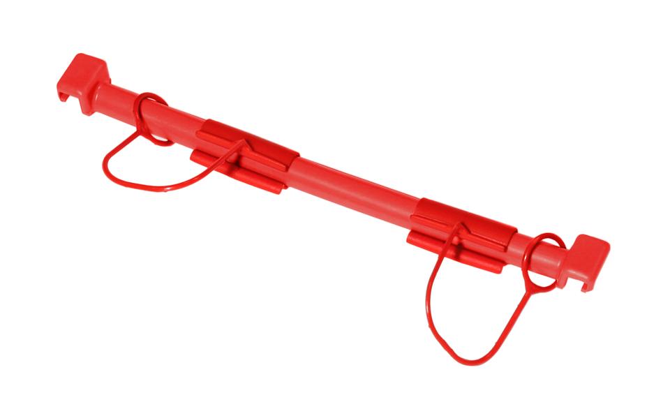Separatore rosso+clip reggisacco plastica IDEA TOP MX TOP
