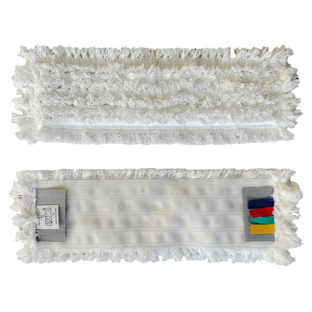 Frangia lavaggio microfibra Clack alette 40 cm bia cod. col.