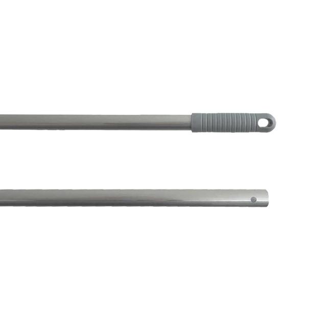 Manico alluminio foro diam. 24 mm 140 cm manopola grigia