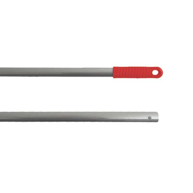 Manico alluminio foro diam. 24 mm 140 cm manopola rossa