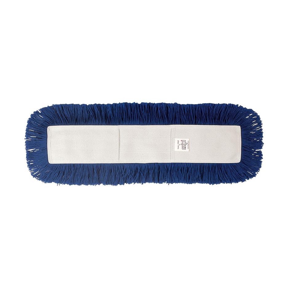 Frangia scopatura sintetica blu 100 cm tasche