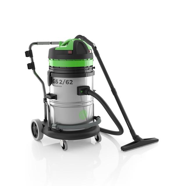 Aspiratore solidi liquidi GS2/62 FM 62 lt fusto acciaio