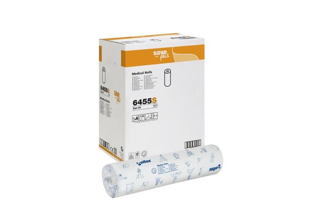 Lenzuolino medico Save microincollato 55h - 2 v 80 M - 6 pz x ct