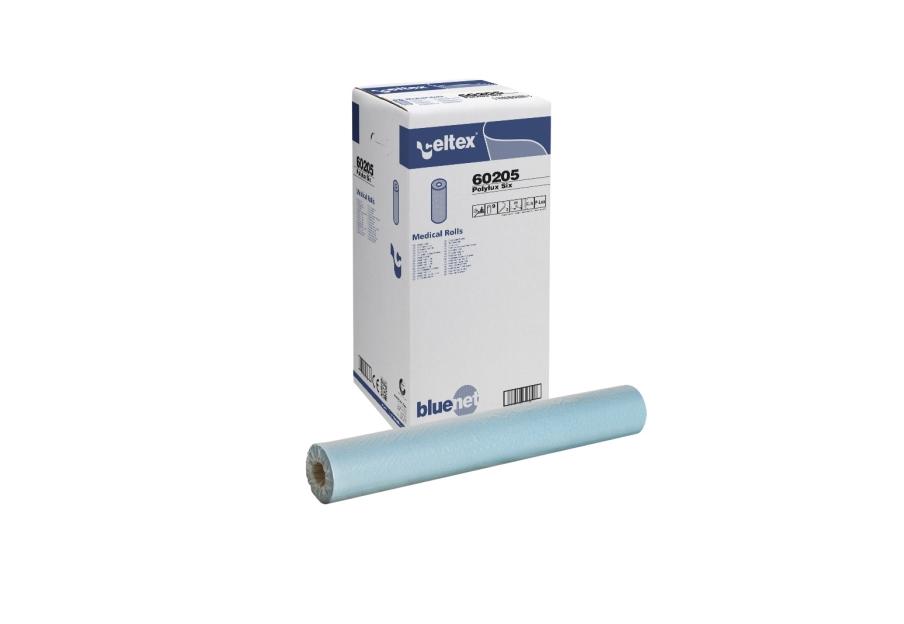 Lenzuolino medico politenato 60 cm - 2 v 50 M - p 9 pz x ct