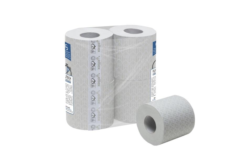 Carta igienica rotolo fascettata idrosol. - 2 v 20 M 180 str - 4 pz x cf - 10 cf x ct