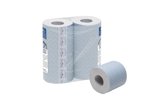 Carta igienica rotolo fascettata idrosol. - 3 v 14,3 M 130 str - 4 pz x cf - 10 cf x ct