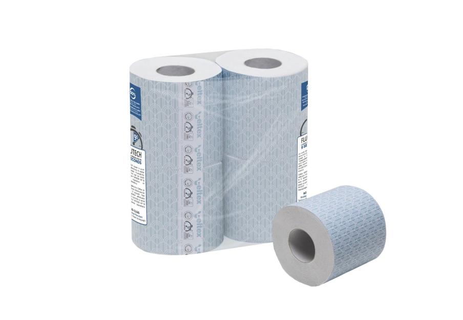 Carta igienica rotolo fascettata idrosol. - 3 v 14,3 M 130 str - 4 pz x cf - 10 cf x ct
