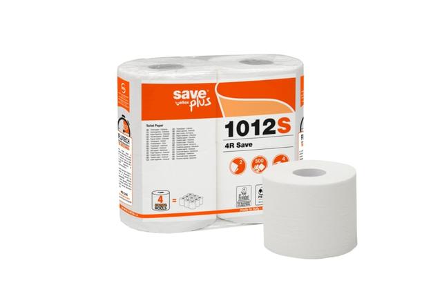 Carta igienica rotolo Save T-75 - 2 v 55 M 500 str - 4 pz x cf - 10 cf x ct