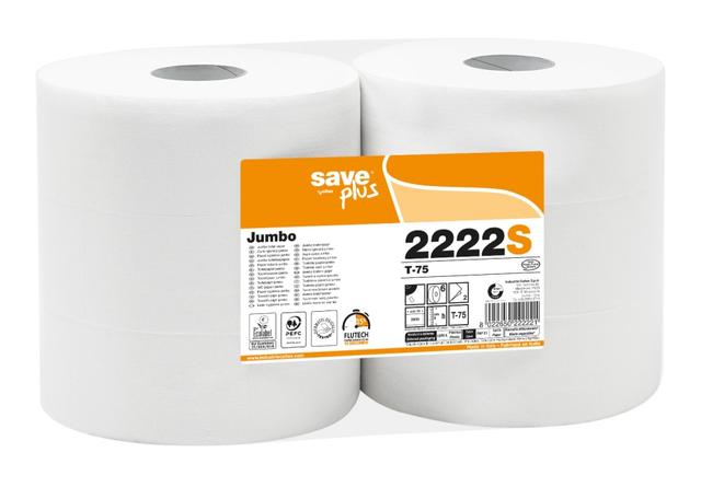 Carta igienica maxi jumbo Save - 2 v 300 M 1000 str - 6 pz x ct