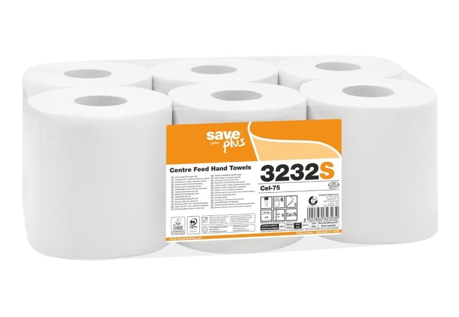 Asciugamano a rotolo EC Save - 2 v 108 M - 6 pz x ct