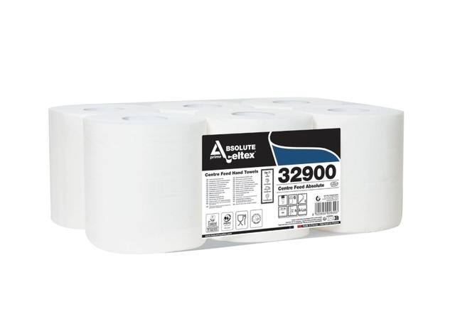 Asciugamano a rotolo Absolute spirale - 2 v 189 M - 6 pz x ct ES