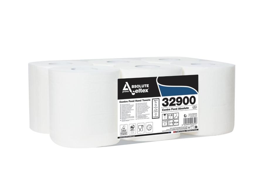 Asciugamano a rotolo Absolute spirale - 2 v 189 M - 6 pz x ct ES