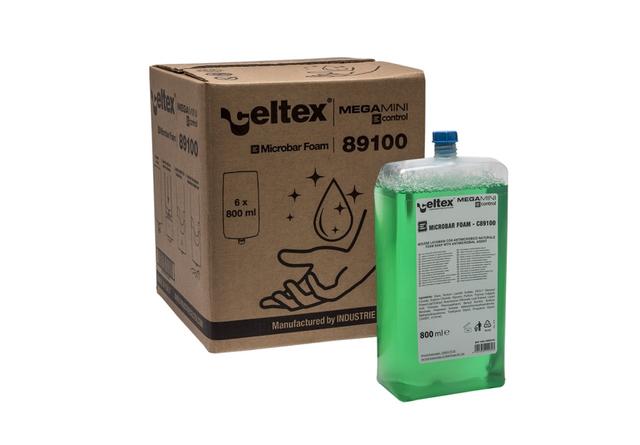 Sapone mani MegaMini C E-Control Antimicrobico 800 ml - 6 pz x ct