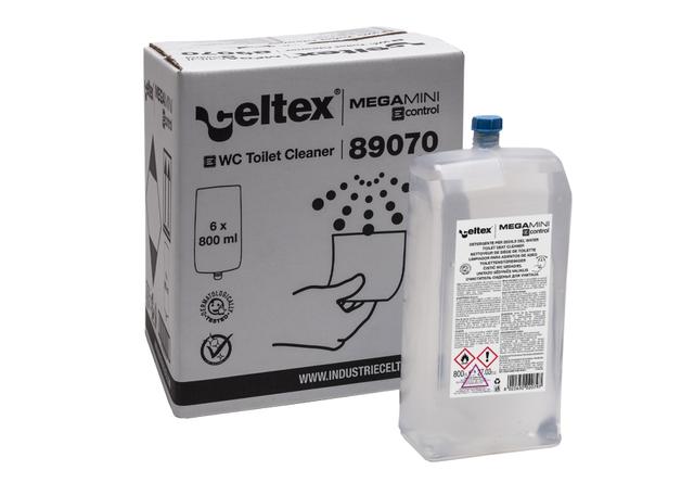 WC seat cleaner MegaMini C E-Control cart. 800 ml - 6 pz x ct