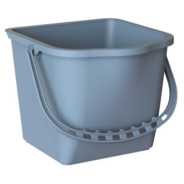 Secchio 15 lt grigio per carrello