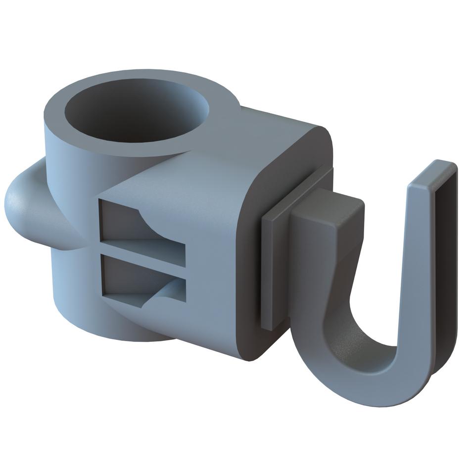 Gancio porta paletta per tubo diam.20