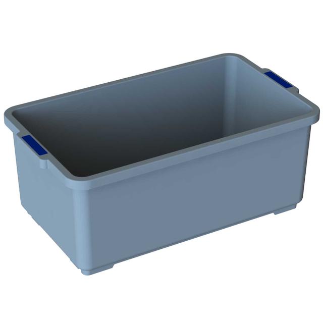 Secchio 18 lt grigio inserto blu per preimpregnato
