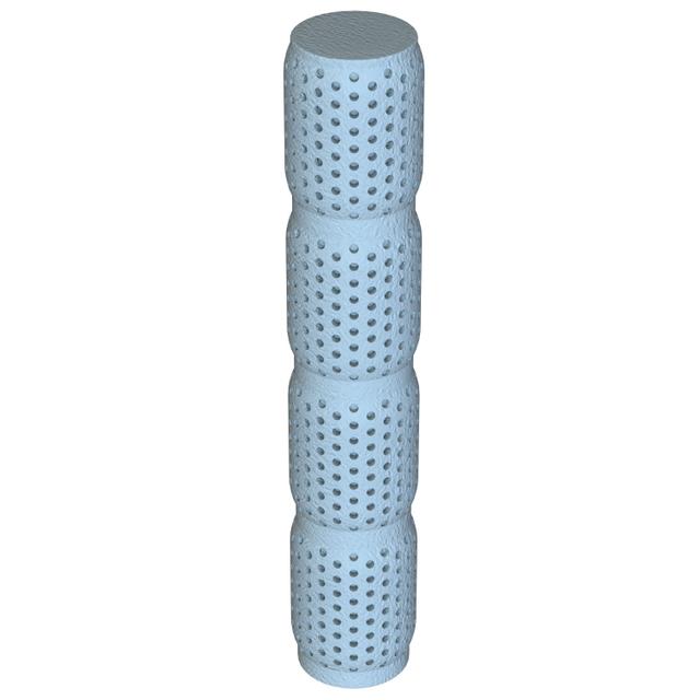 Manopola grigia per carrello microtech