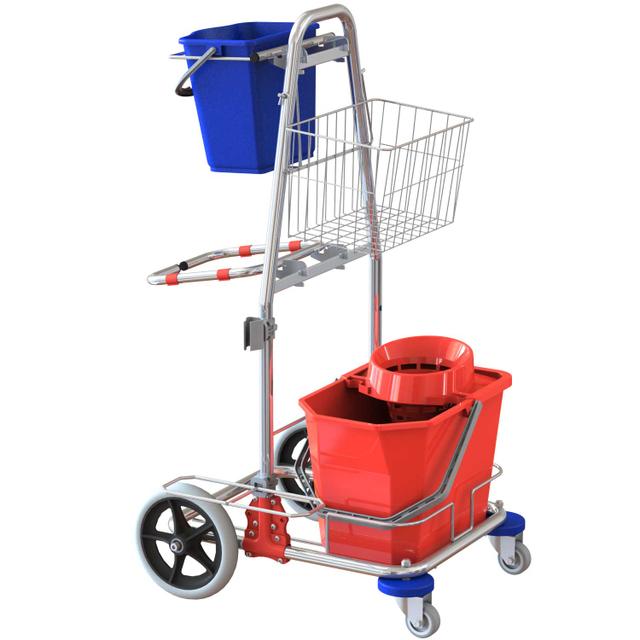 Carrello Marti 1 cromato portasacco 120 lt. 57x55x98h