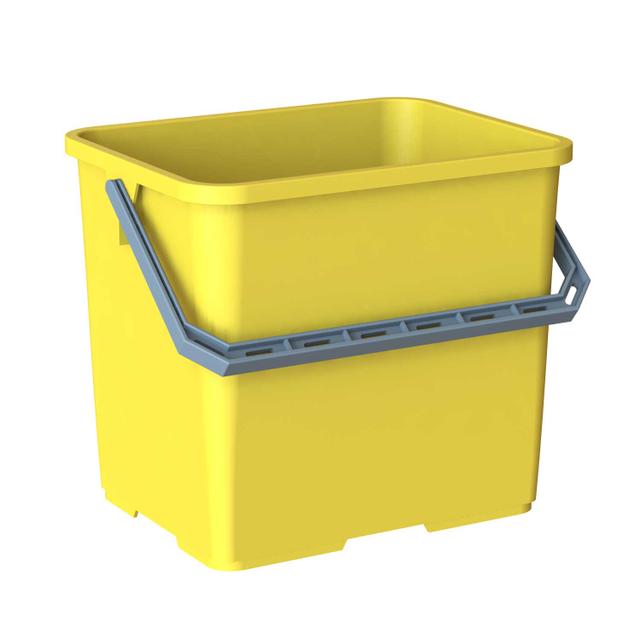 Secchio 6 lt giallo per carrello