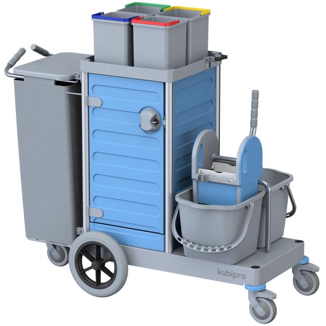 Carrello Kubi 4 Pro Big Foot colore grigio/azzurro