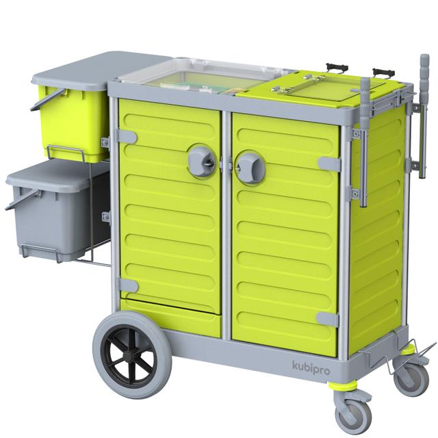 Carrello Kubi 2.1 Pro Big Foot colore grigio/lime