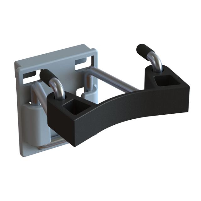 Portamanico Inoxflex idoneo alla linea di carrelli KUBI