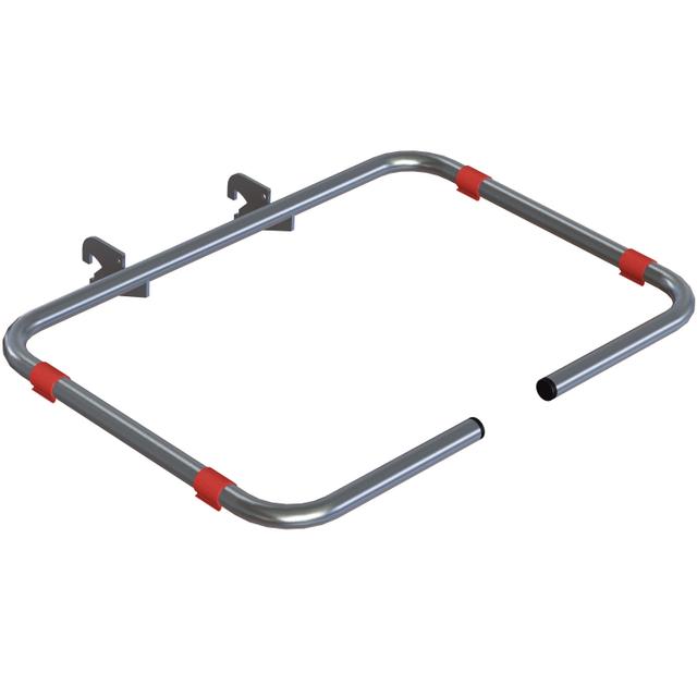 Reggisacco 120 lt inox con clips