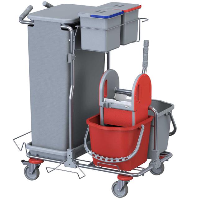 Carrello Smart 1 Top grigio rosso pressa plastica
