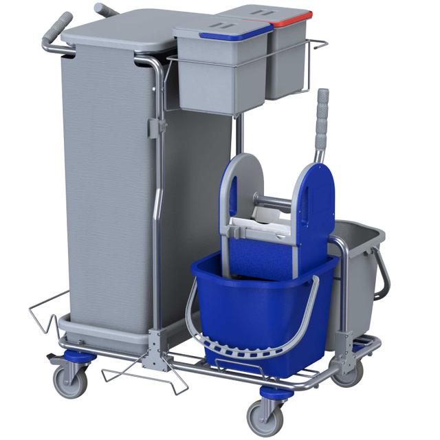 Carrello Smart 1 Top grigio blu pressa plastica
