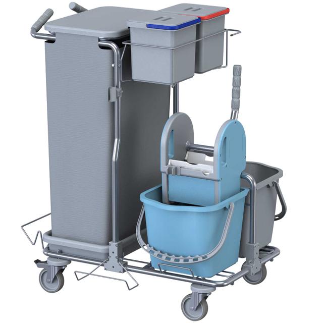 Carrello Smart 1 Top grigio turchese pressa plastica