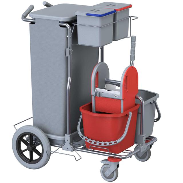 Carrello Smart 1 Top Big Foot grigio rosso