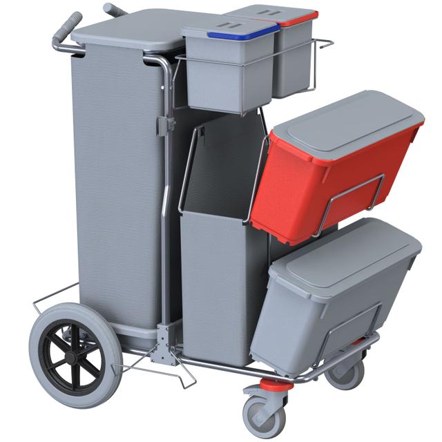 Carrello Smart 3 Top Big Foot grigio rosso