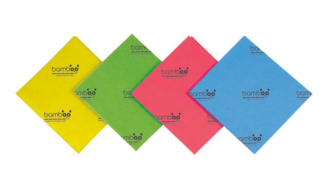 Panno bamboo ecolabel col.verde 37x35 cf 10 pz ES