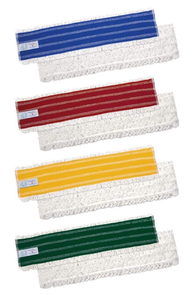 Frangia lavaggio microfibra Rapido Super Extra velcro 60 blu