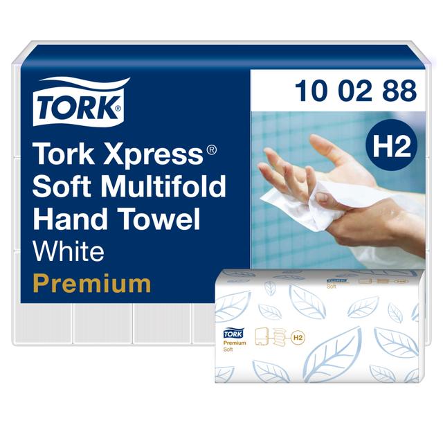 Asciugamani piegati a Z Tork Xpress Soft QuickDry Premium H2 ct 21X110 pz ES