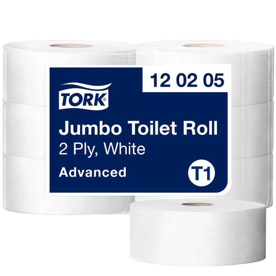 Carta igienica maxi jumbo Tork Advanced 2v 360 m T1 ct 6 pz ES