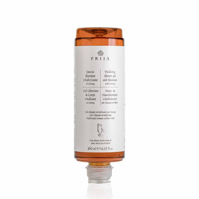 Doccia shampoo ginseng Prija in flacone ml 360 18 pz