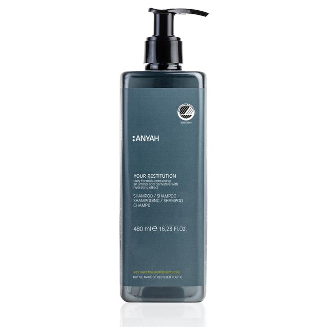 Shampoo Anyah 480 ml pompa svitabile Ecolabel 18 pz