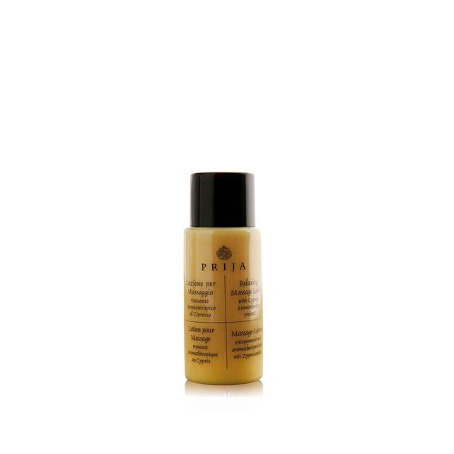 Lozione massaggio con olio essenziale cipresso Prija 40 ml 216 pz